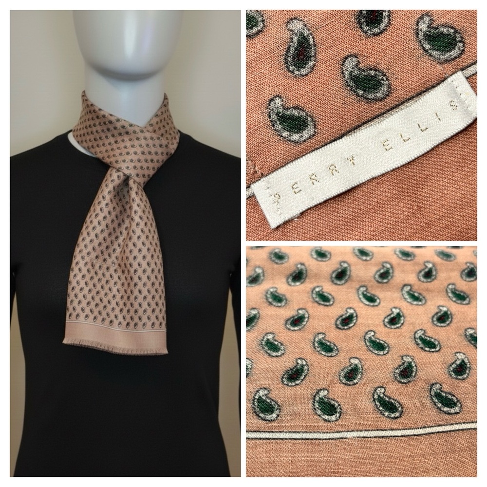 Perry Ellis Vintage-Style Paisley Scarf